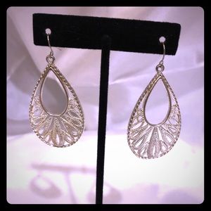 Silver earrings